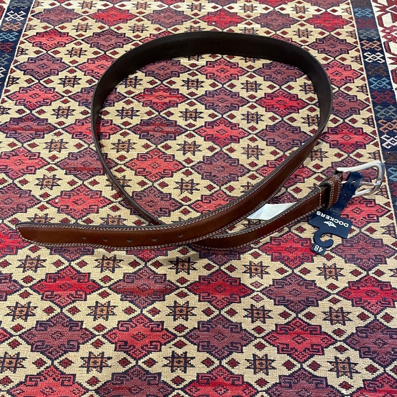 NWT DOCKERS Men’s Belt - Brown Size 48 - Picture 3 of 4